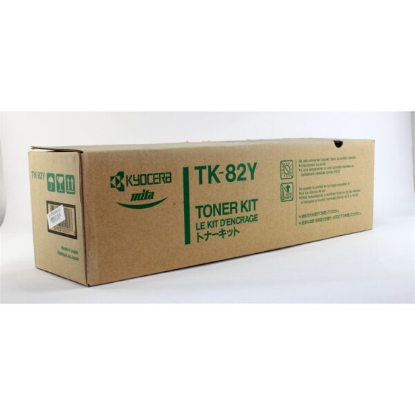 Kyocera TK82 toner ORIGINAL yellow 370093KL leertekelt i13316