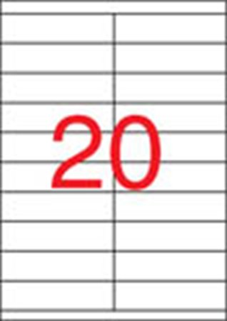 Etikett, univerzális, 105x29 mm, APLI, 2000 etikett/csomag 1 APLI