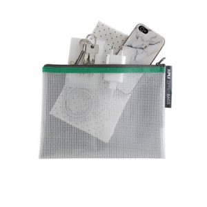 Rendszerező tasak, cipzáras, DL, APLI, vegyes színek