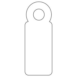 Árazócímke, 7x19 mm, APLI, fehér