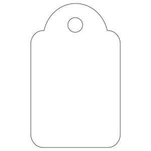 Árazócímke, 18x29 mm, APLI, fehér