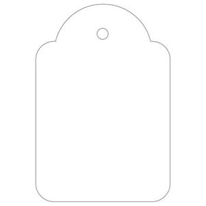 Árazócímke, 36x53 mm, APLI, fehér