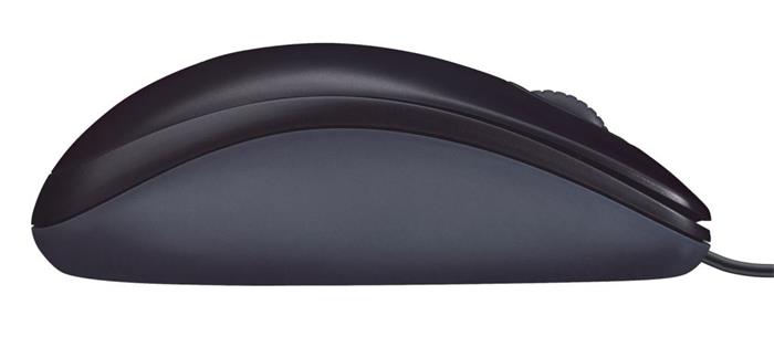 Egér, vezetékes, optikai, normál méret, USB, LOGITECH "M90", sötétszürke 2 Egér, vezetékes, optikai, normál méret, USB, LOGITECH "M90", sötétszürke