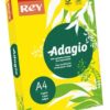 Másolópapír, színes, A4, 80 g, REY "Adagio", intenzív sárga