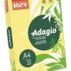 Másolópapír, színes, A4, 80 g, REY "Adagio", neon banán