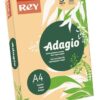 Másolópapír, színes, A4, 80 g, REY "Adagio", pasztell lazac