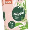 Másolópapír, színes, A4, 80 g, REY "Adagio", pasztell rózsaszín