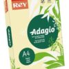 Másolópapír, színes, A4, 80 g, REY "Adagio", pasztell sárga