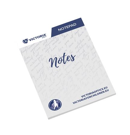 Jegyzettömb, A7, 5x50 lap, sima, VICTORIA OFFICE 1 VICTORIA OFFICE