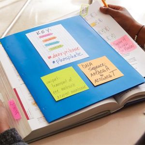 Öntapadó jegyzettömb, 76x76 mm, 6x100 lap, 3M POSTIT "Energetic", vegyes színek