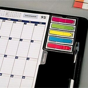 Jelölőcímke, műanyag, 4x24 lap, 11,9x43,2 mm, nyíl, 3M POSTIT, vegyes