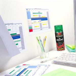 Ragasztó spray, 400 ml, 3M SCOTCH "ReMount"