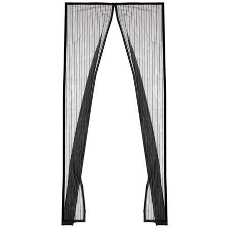 Szúnyogháló, mágneses, ajtóra, 90x210 cm, HOME, fekete 1 HOME