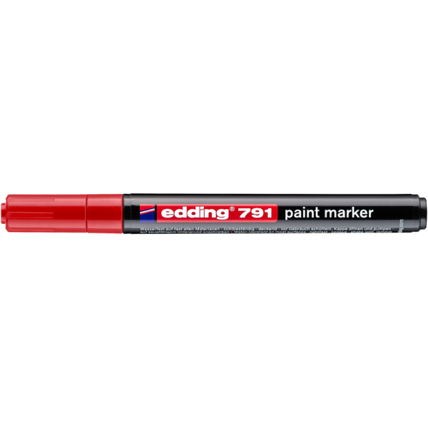 Lakkmarker 1 2mm kerek Edding 791 piros i208741