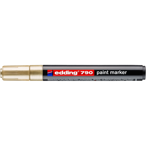 Lakkmarker 2 3mm kerek Edding 790 arany i210431