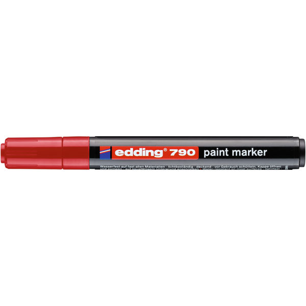 Lakkmarker 2 3mm kerek Edding 790 piros i210381