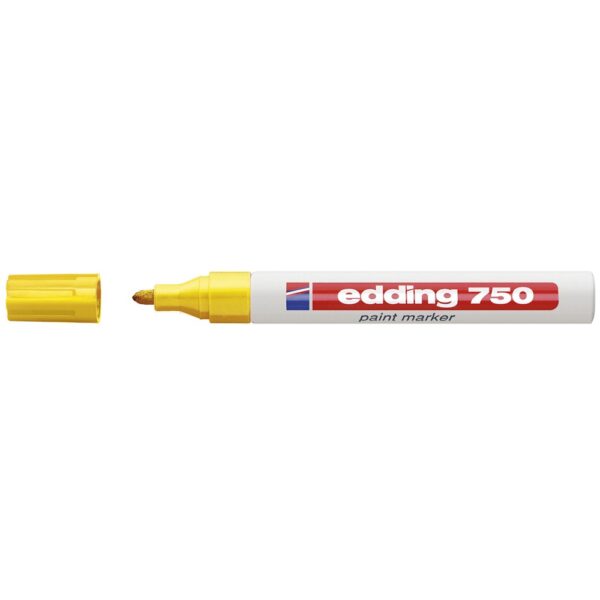 Lakkmarker 750 kerek hegy 2 4mm sarga EDDING i49497