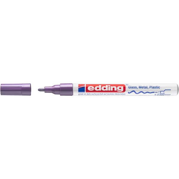 Lakkmarker 751 kerek hegy 1 2mm lila EDDING i49382