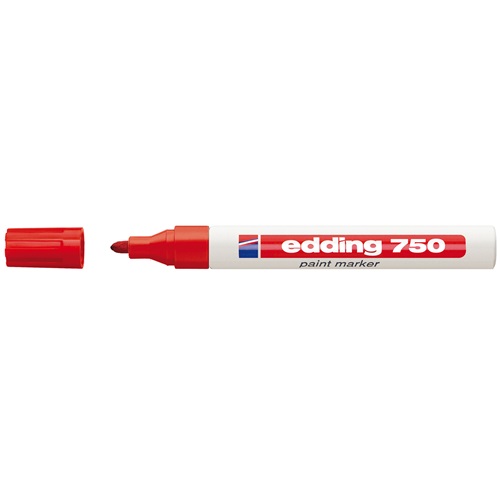 Lakkmarker Edding 750 piros 1 Lakkmarker Edding 750 piros