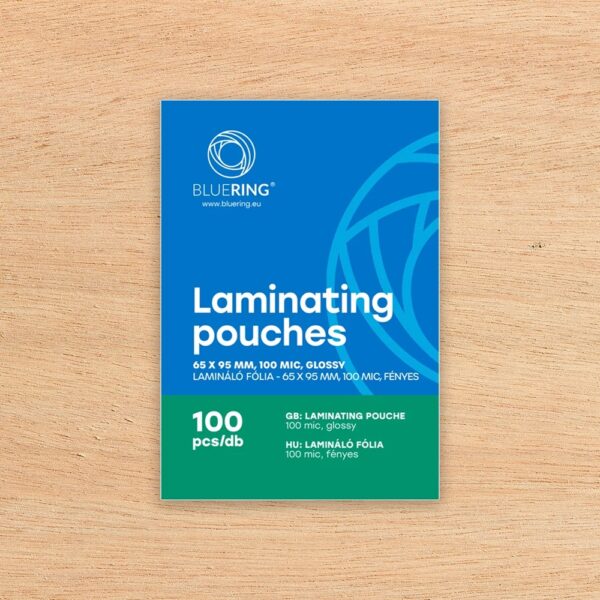 Laminalo folia 65x95mm 100 micron 100 db doboz Bluering i546337