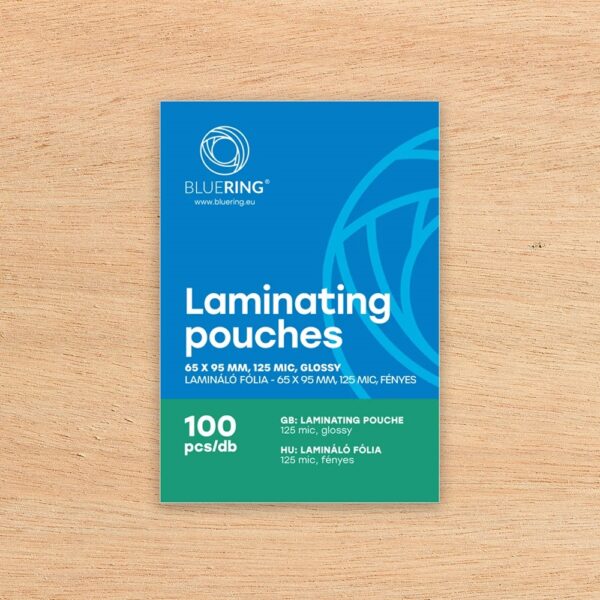 Laminalo folia 65x95mm 125 micron 100 db doboz Bluering i546373