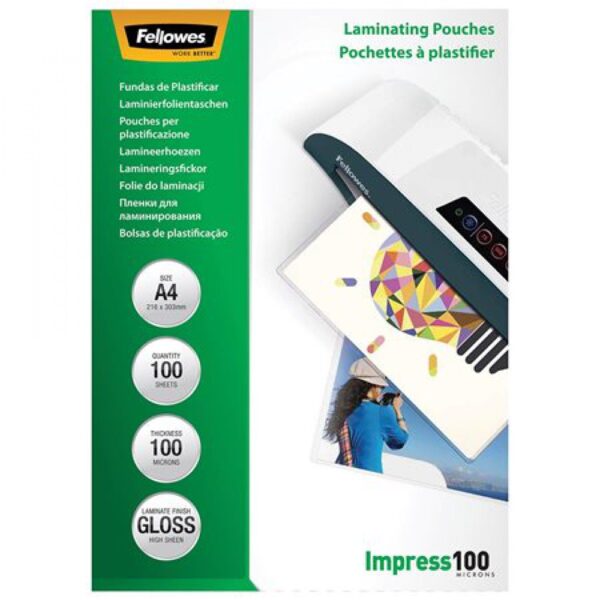 Laminalo folia A4 100mic FELLOWES i11751