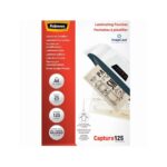 Lamináló fólia, A4, 125 mikron, fényes, 25 db/doboz, Fellowes® - Image 2