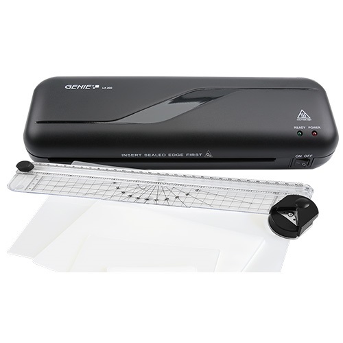 Laminálógép GENIE 4in1 Set LA 200, fekete 1 Laminálógép GENIE 4in1 Set LA 200, fekete
