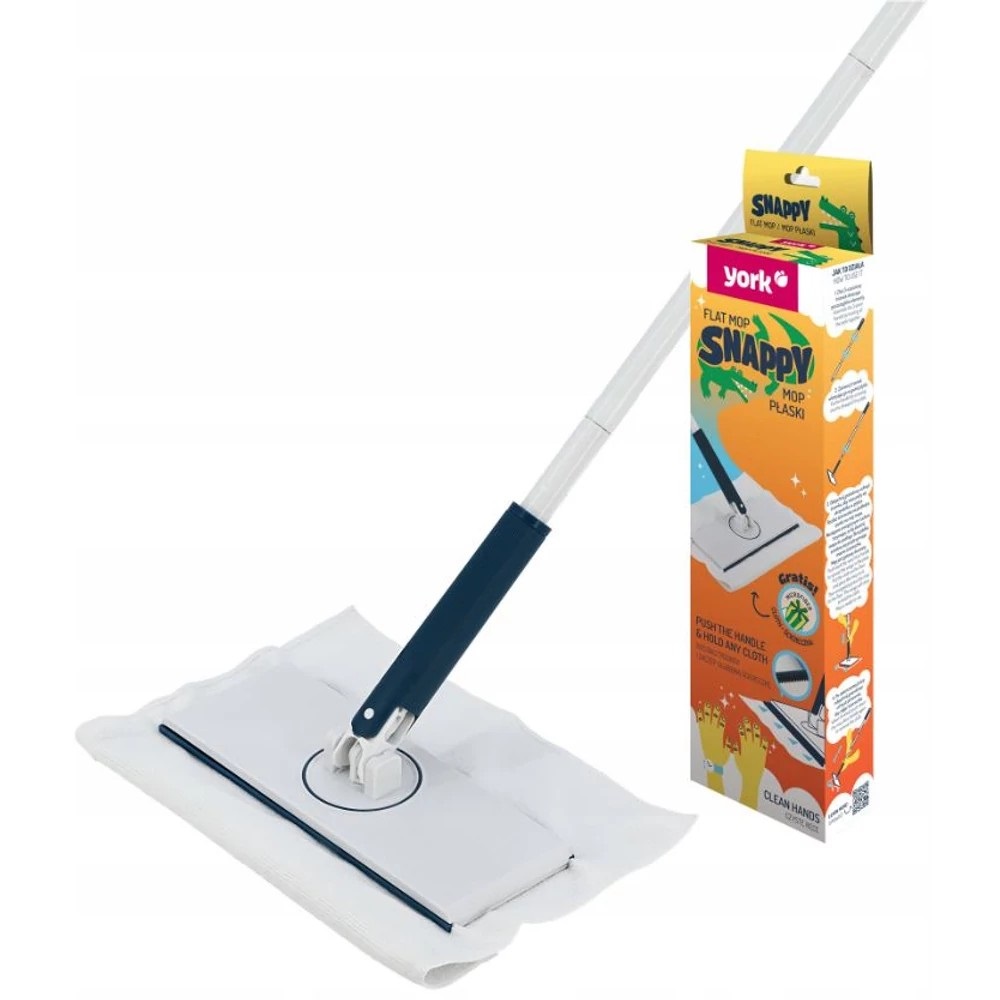 Lapos univerzális felmosó 360° elforgatható fejjel nyéllel York_082230 2 Lapos univerzális felmosó 360° elforgatható fejjel nyéllel York_082230 - Image 2