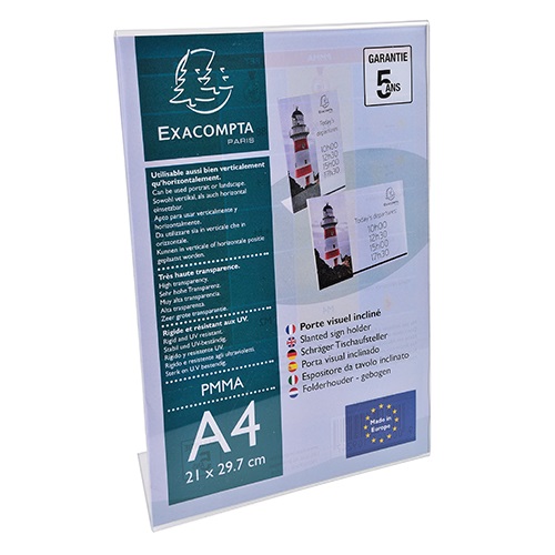 Laptartó Exacompta A/4 dőlt 1 Laptartó Exacompta A/4 dőlt