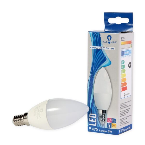 Led 5W E14 470lm 2700k BLUE LIGHT i99902