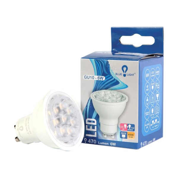 Led 6W GU10 4000k 470lm BLUE LIGHT i100002