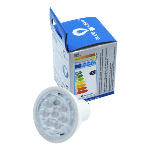 Led 6W GU10 4000k 470lm Blue Light i255405