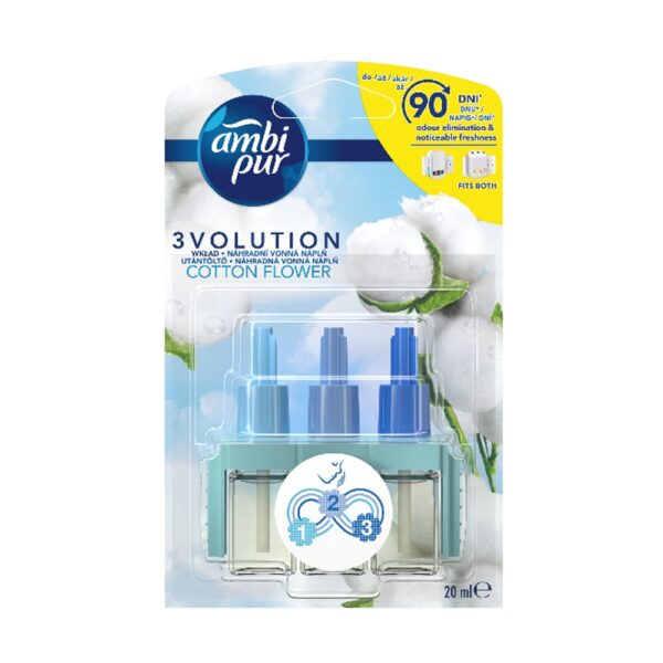 Legfrissito elektromos utantolto 20 ml Ambi Pur 3 Volution Cotton Flower i534532