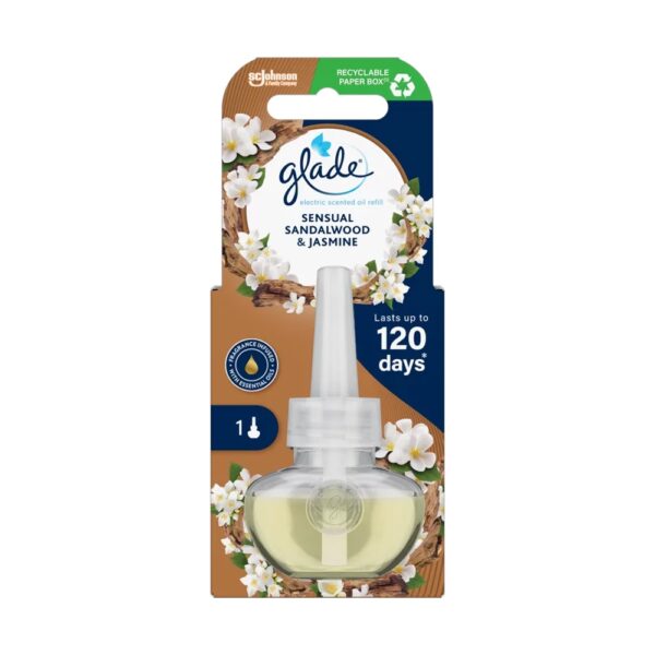 Legfrissito elektromos utantolto 20 ml Glade Bali szantalfa es jazmin i534640