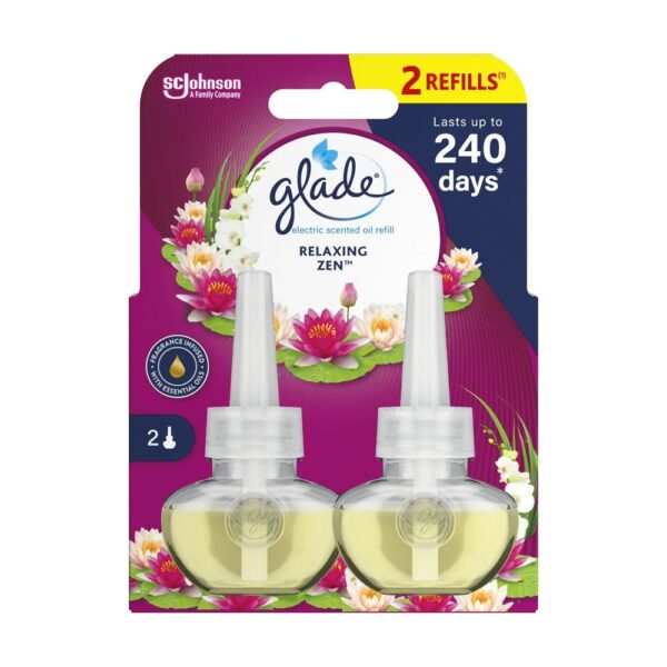 Legfrissito elektromos utantolto 2x20 ml Glade Relaxing ZenJapan kert i595229