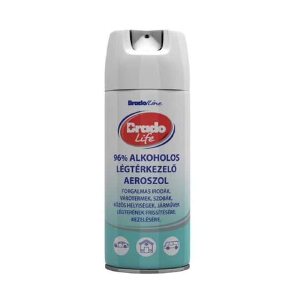 Legterkezelo aerosol 200 ml 96 alkoholos BradoLife i522182