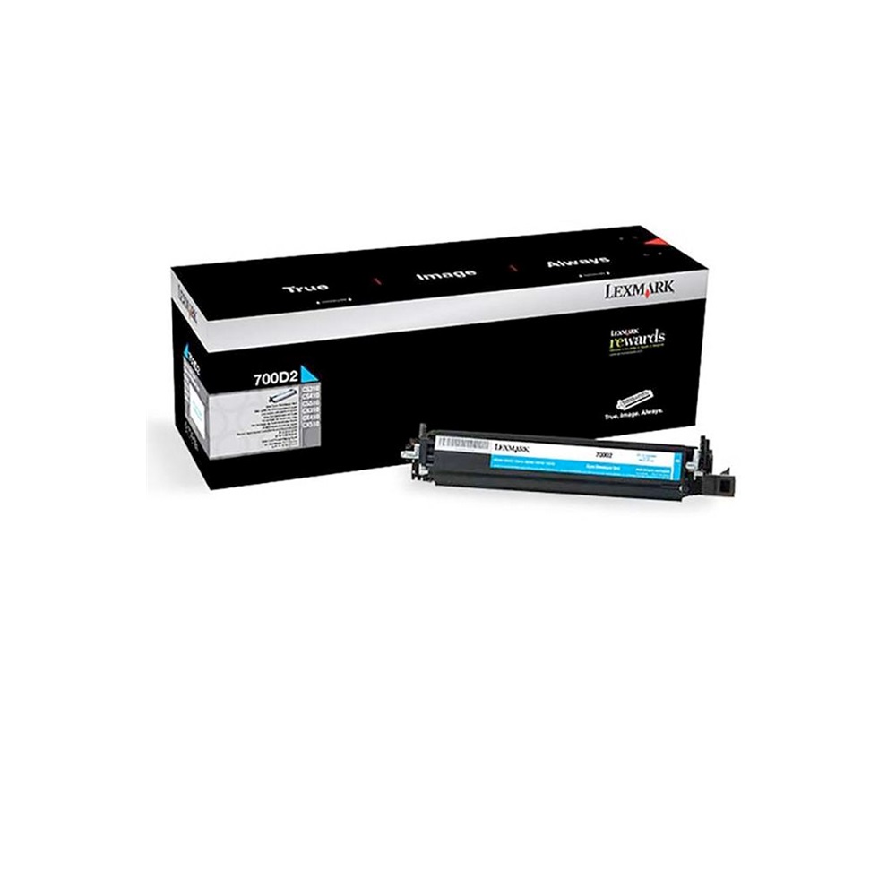 Lexmark 70C0D20 developer unit cyan ORIGINAL 2 Lexmark 70C0D20 developer unit cyan ORIGINAL - Image 2
