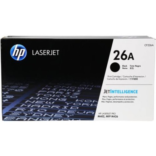 Lézertoner utángyártott HP CF226A No.26A Black 3,1K 1 Lézertoner utángyártott HP CF226A No.26A Black 3,1K