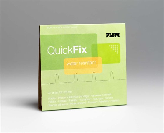 Sebtapasz utántöltő "Quick Fix", 45 darabos, vízálló, PLUM 2 Sebtapasz utántöltő "Quick Fix", 45 darabos, vízálló, PLUM