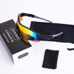 Napszemüveg HD lencsével, AVATAR "Shield", fekete