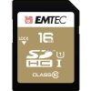 Memóriakártya, SDHC, 16GB, UHS-I/U1, 85/20 MB/s, EMTEC "Elite Gold"