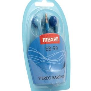 Fülhallgató, MAXELL "Ear Buds 98", kék