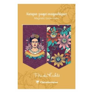 Mágneses könyvjelző Clairefontaine Frida Kahlo, 10,5x15,5 cm