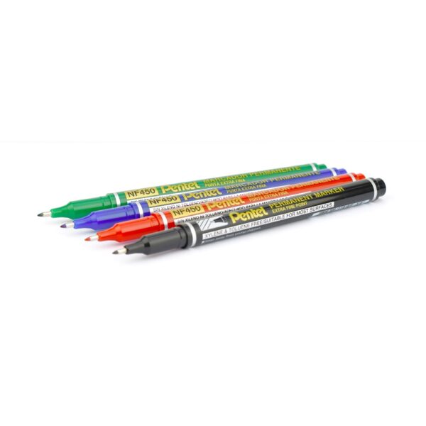 Marker alkoholos NF450 A Pentel vekony hegyu OHP S fekete i114679