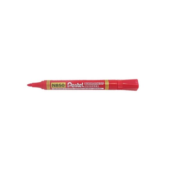 Marker alkoholos kerek N850 BE Pentel piros i64692