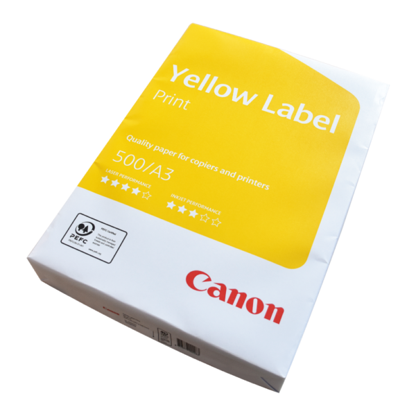 Masolopapir A3 80g Canon Yellow Label 500iv csomag i266405