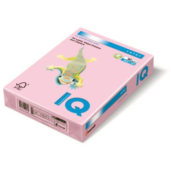 Masolopapir szines A3 80g IQ OPI74 500iv csomag pasztell flamingo i12071