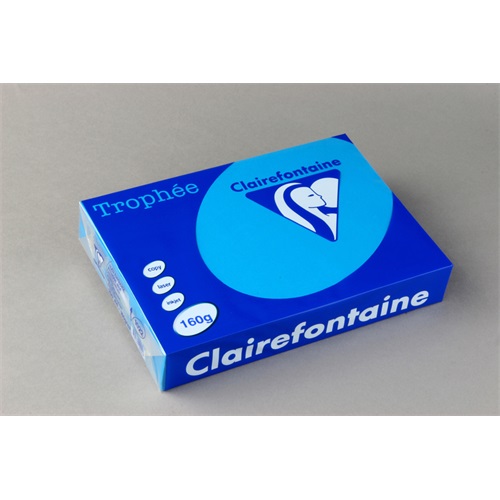 Másolópapír színes Clairefontaine Trophée A/4 160g intenzív kék 250 ív/csomag (1022) 1 Másolópapír színes Clairefontaine Trophée A/4 160g intenzív kék 250 ív/csomag (1022)