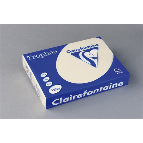 Másolópapír színes Clairefontaine Trophée A/4 160g pasztell krém 250 ív/csomag (1101) 1 Másolópapír színes Clairefontaine Trophée A/4 160g pasztell krém 250 ív/csomag (1101)